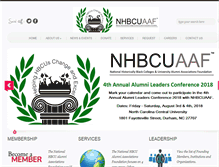 Tablet Screenshot of nhbcuaa.org